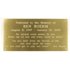 Brass Sign 3